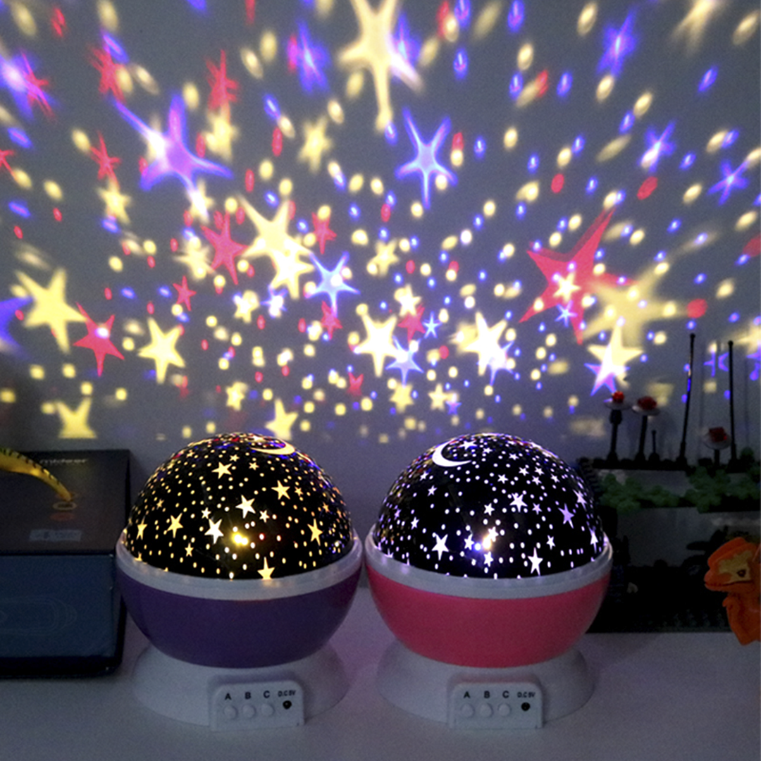 Rotirajuća lampa sa zvezdanim nebom